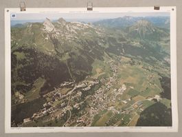 Schulwandbild 220 Leysin Flugbild