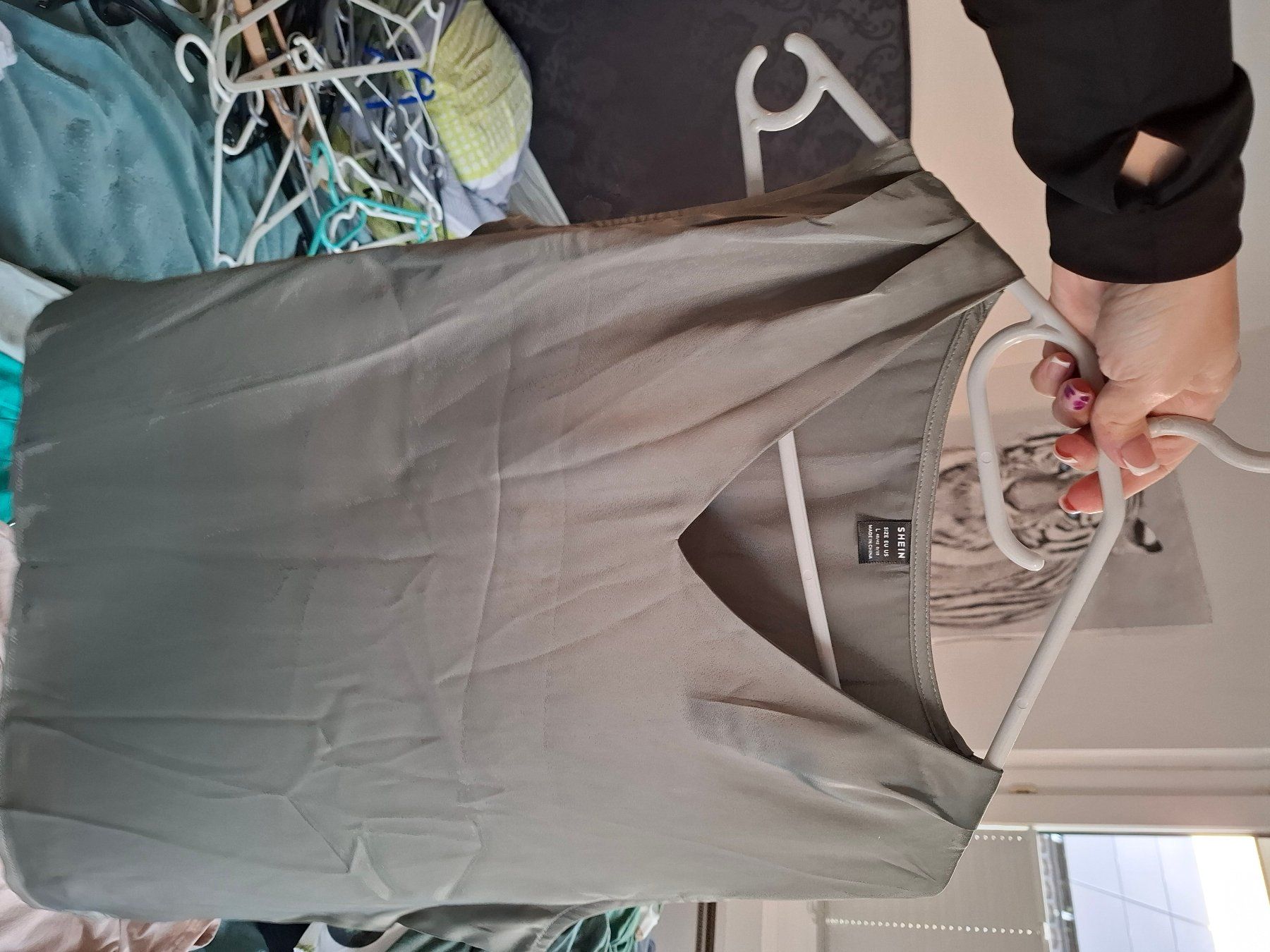 Camicette: Bluse grün satin – Usato da Jona venduto da Mel_Rose_283