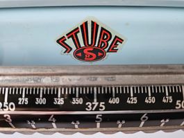 Balance de cuisine vintage Stube - rétro bleu clair