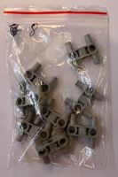 Lego 8 x Pin Connector Perpendicular 3L with 4 Pins - 48989