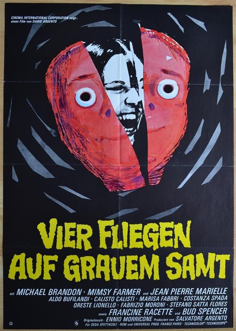 Foto & Immagini: Vier Fliegen auf grauem Samt - Dario Argento – Usato da Schliern b. Köniz venduto da Creature1