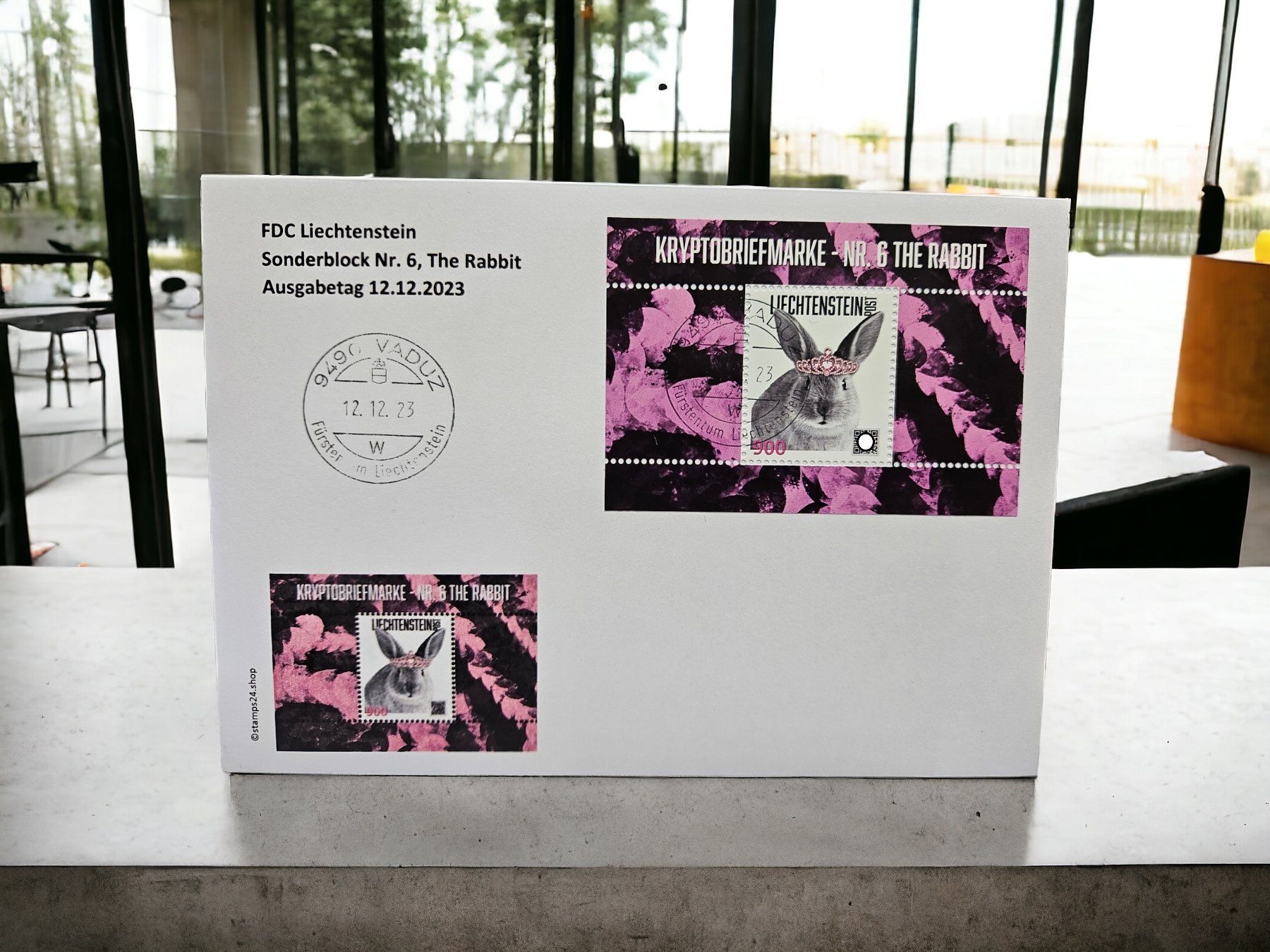 Tous les timbres: FDC Crypto-Stamp Nr.6, The Rabbit, Farbe Silber – D'occasion à Rickenbach SO par Bytebull