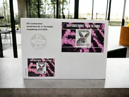 FDC Crypto-Stamp Nr.6, The Rabbit, Farbe Silber