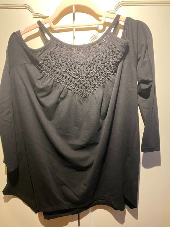 BLUSENKLEID SCHWARZ-DAMEN