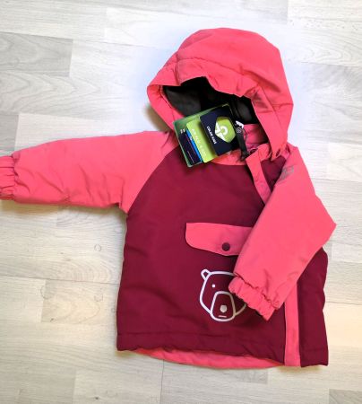 Color Kids Mädchen Winterjacke Gr. 68 dunkelrot/apricot NEU!
