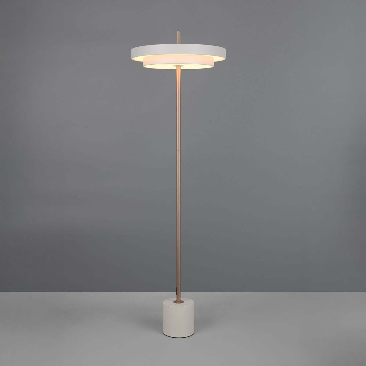 Lampade: LED Stehleuchte, CCT, 138 cm Höhe – Nuovo (secondo la descrizione) da Kreuzlingen venduto da Smart-Light 1
