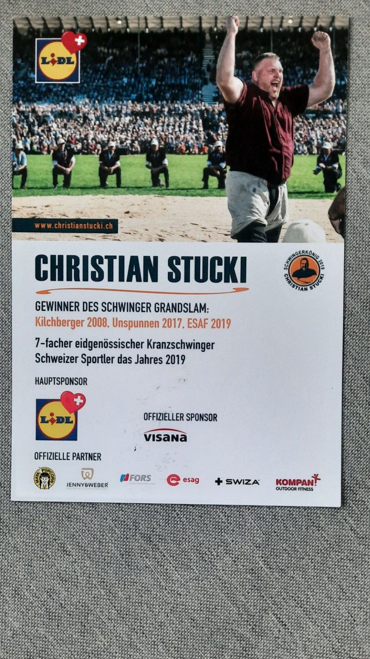 Autogramme: Autogrammkarte  Christian Stucki – Gebraucht aus Schmerikon von Olympia04 1