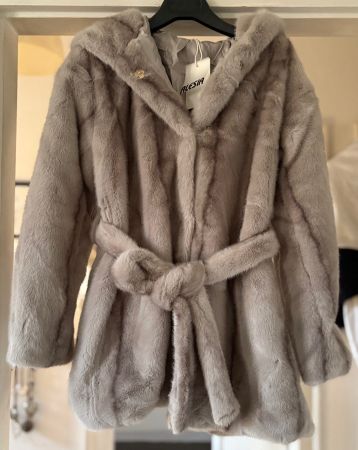 VESTE EN FOURRURE ÉCOLOGIQUE ! M PRIX D'ÉTÉ !