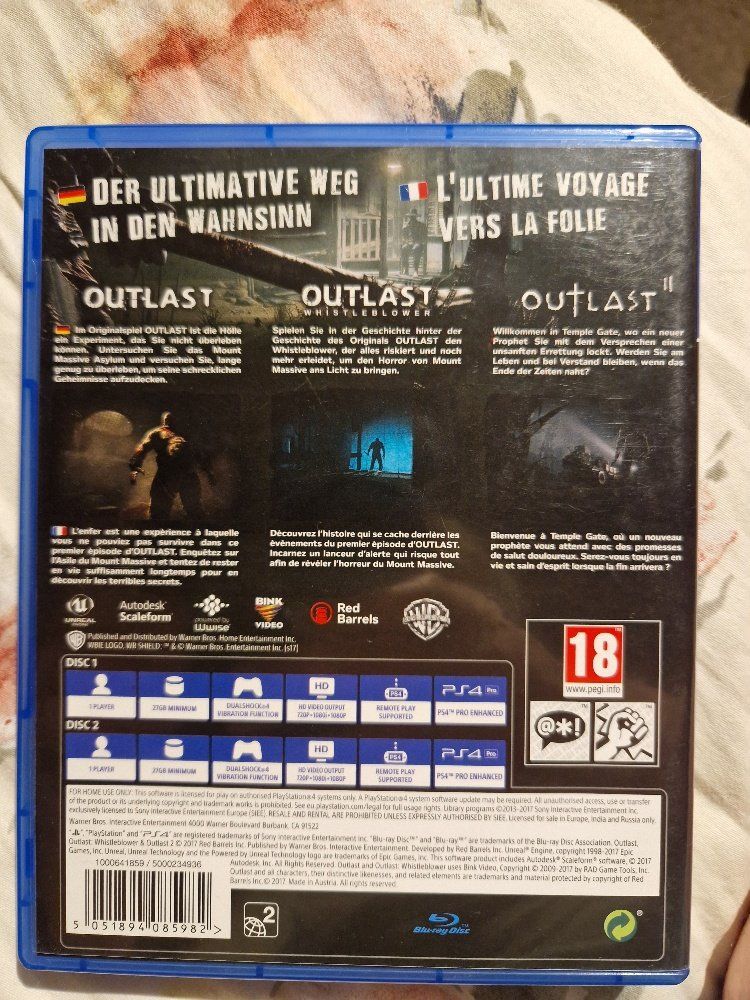 Sony Giochi: Outlast Trinity - Mega rar und Vergriffen! – Usato da Brittnau venduto da Zibu 1