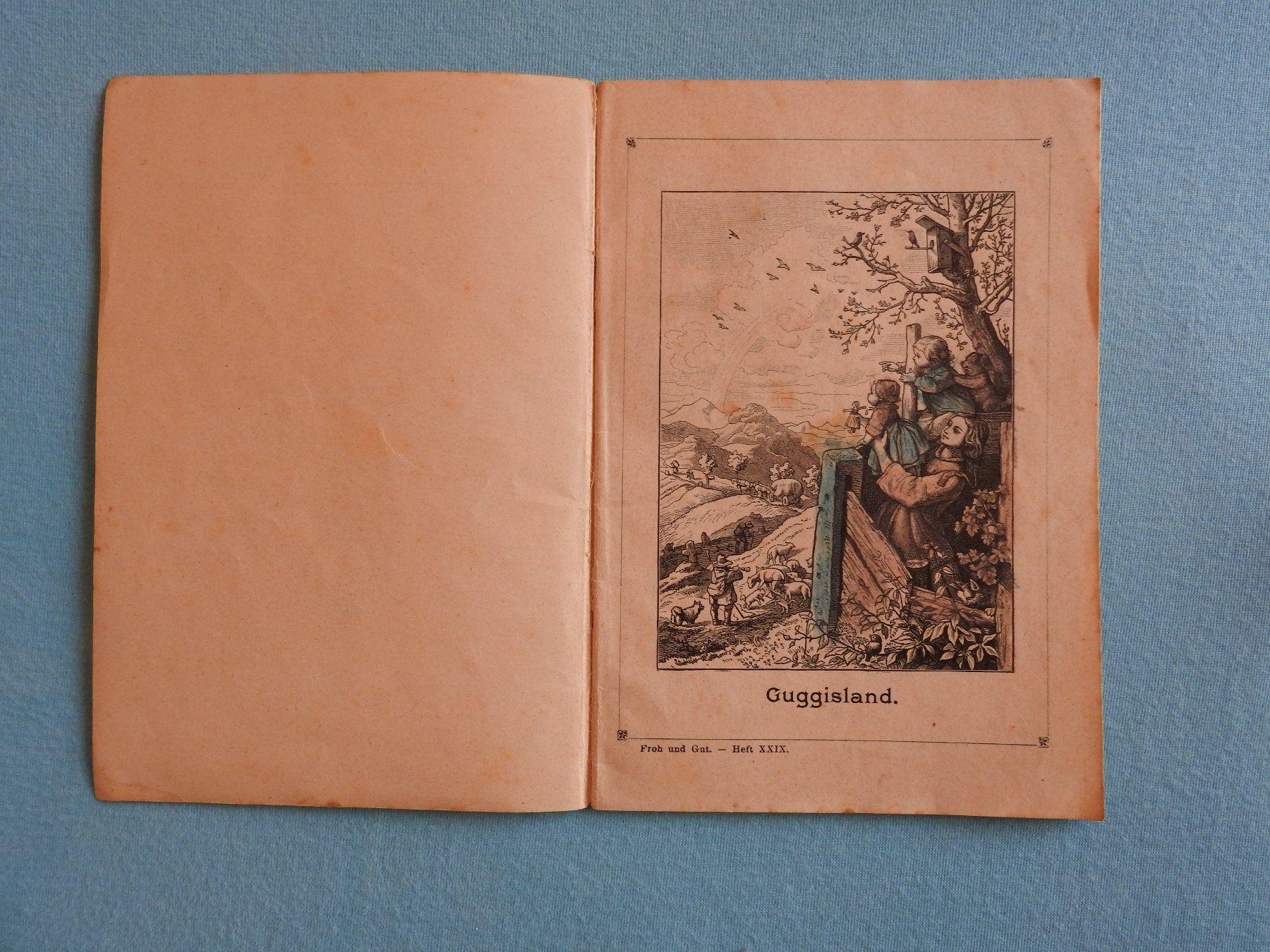 Libri: Antikes Kinderbüchlein "Froh und Gut"  ca. 1910 – Usato da Uznach venduto da killroy99 1