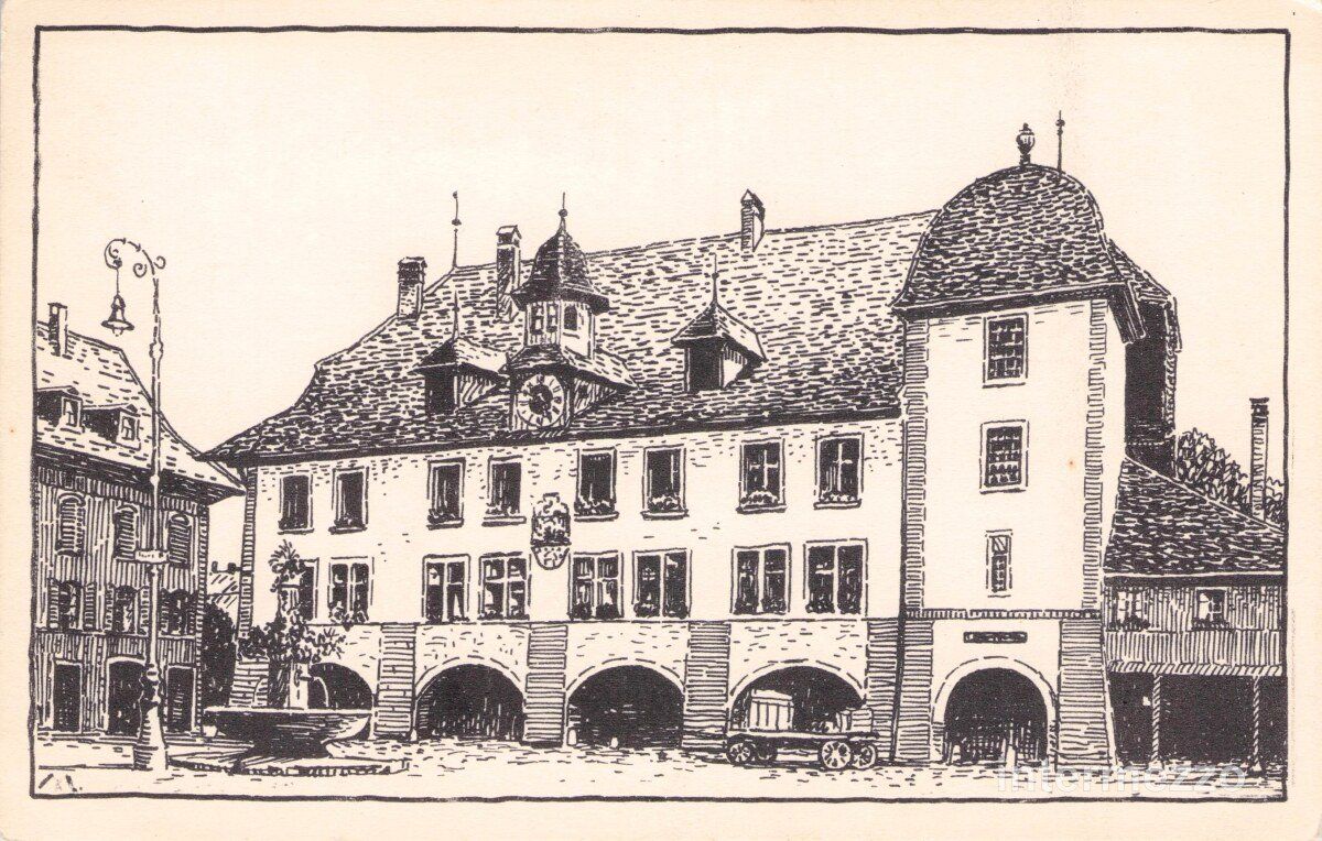 Ansichtskarten: Thun BE // Rathaus – Gebraucht aus Basel von intermezzo12