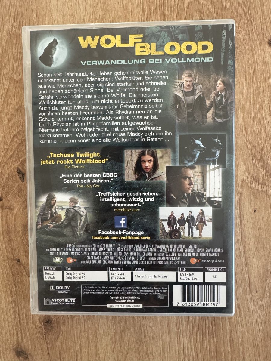 Tutti i DVDs: Wolfblood Staffel 1 DVDs – Usato da Bütschwil venduto da kim0410 1