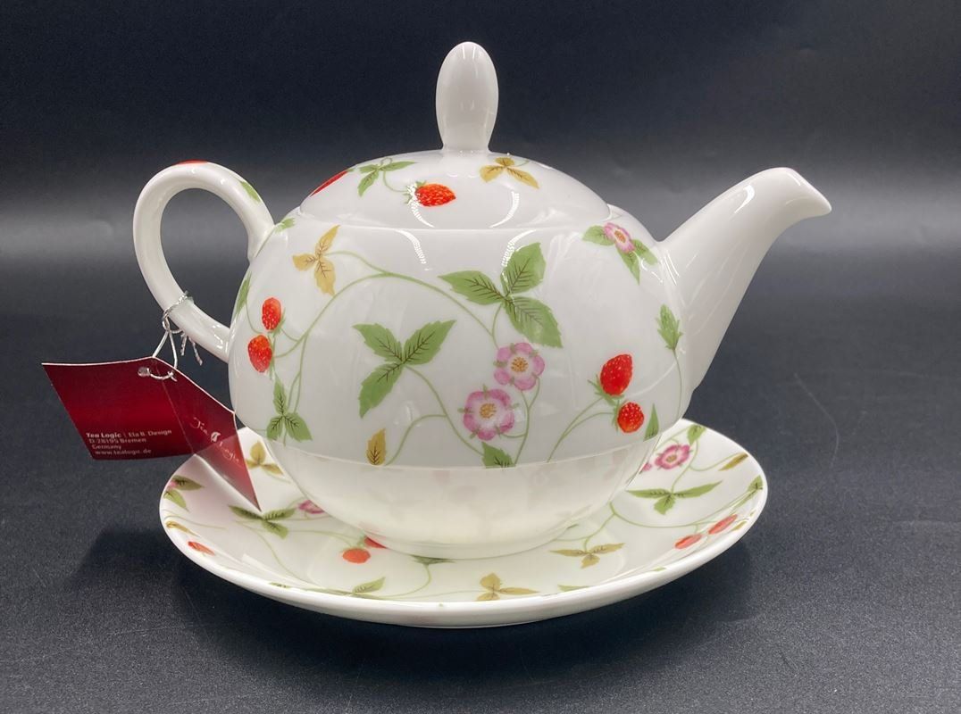 Set di piatti: TEA LOGIC | Teegeschirr-Set | Floralmuster – Usato da Wittenbach venduto da Restwert_St-Gallen 1
