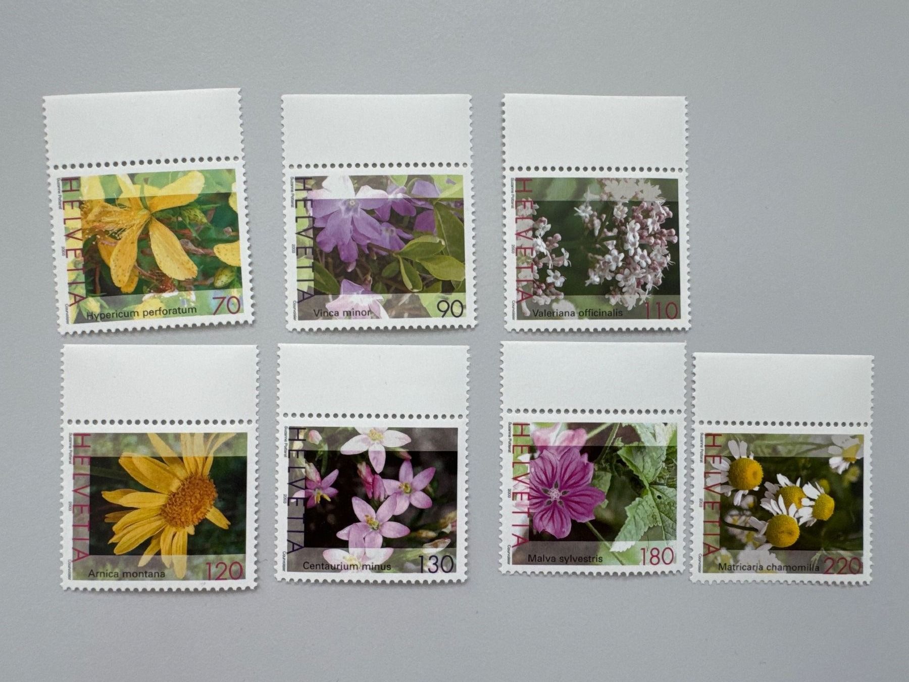 Alle Briefmarken: 2003 Blumen postfrisch – Gebraucht aus Küssnacht am Rigi von POSTOMASTER