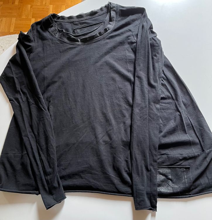 T-shirt Femme Rundholz Noir Et Blanc Taille S - Occasion Très Bon État - Style Décontracté