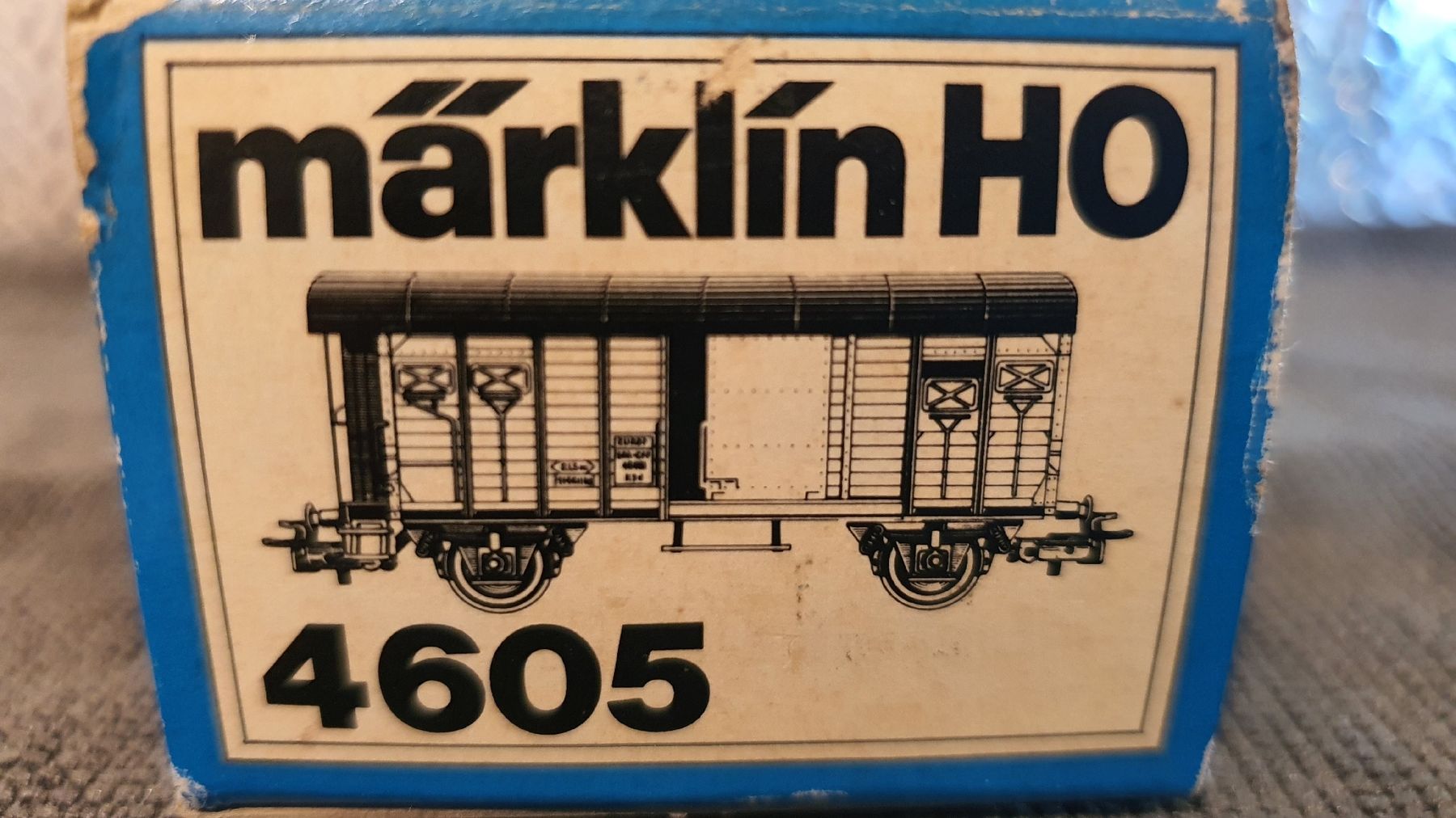 Märklin Modellini di ferrovie: MÄRKLIN 4605 GÜTERWAGEN  – Usato da Männedorf venduto da Modellbau-wyss 4