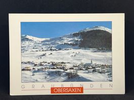 Obersaxen, Meierhof und Miraniga gegen das Skigebiet "Stai"