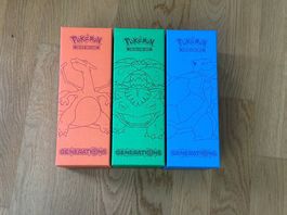 3x Pokémon Generations Boxen (leer)