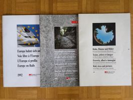 3er Set jahreskalender SBB 1989/1991/1992. Top Zustand. 