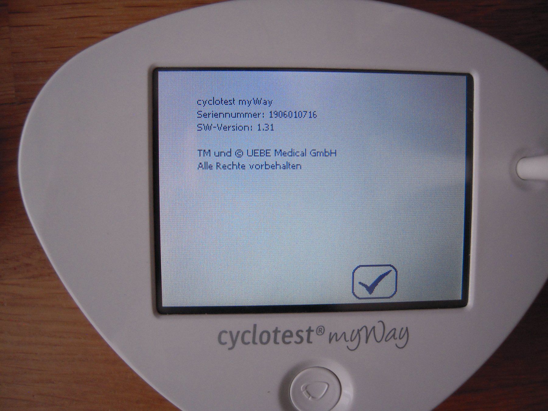 Attrezzature mediche: Cyclotest myWay symptothermaler Zykluscomputer – Usato da Uzwil venduto da visions77 3