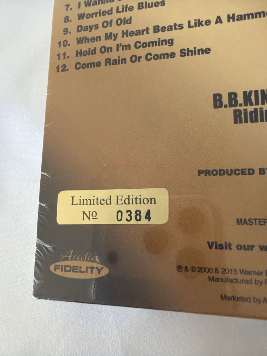 CD: B.B. King & Eric Clapton - Riding With The King SACD! – Nuovo e nell'imballaggio originale da Schaffhausen venduto da Sonne25 3