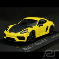 Porsche 718 Cayman 982 GT4 RS seit 2022 gelb / schwarz  1:43