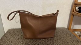 Braune Ledertasche 38x20cm
