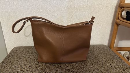 Braune Ledertasche 38x20cm