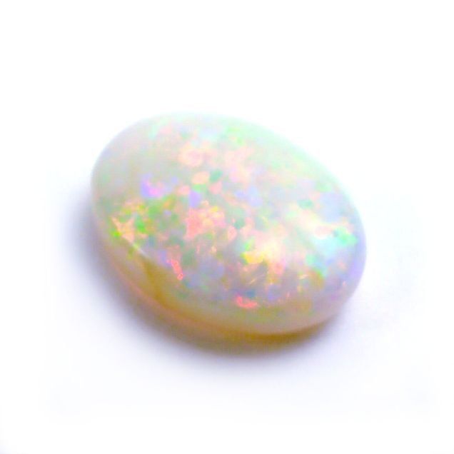 Edelsteine: Opal-Cabochon, weiss – Neu (gemäss Beschreibung) aus Zürich von Schmuckmarkt 1