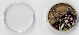 Tempelritter Medaille 3_ Medaille in Schutzkapsel
