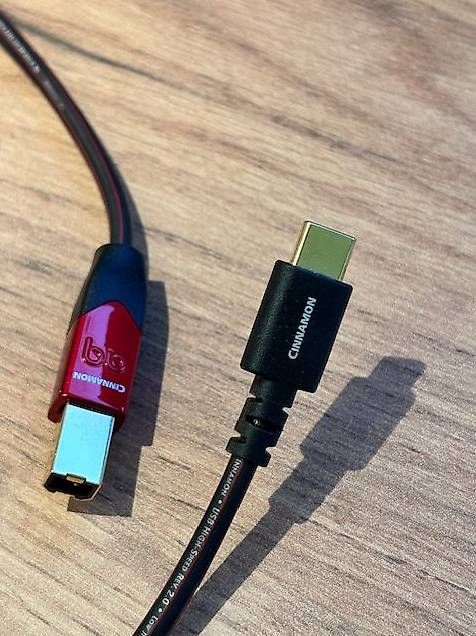 AudioQuest Kabel: AudioQuest Cinnamon Audio Kabel USB-B zu USB-C Kabel, 0.75m – Gebraucht aus Güttingen von TBech