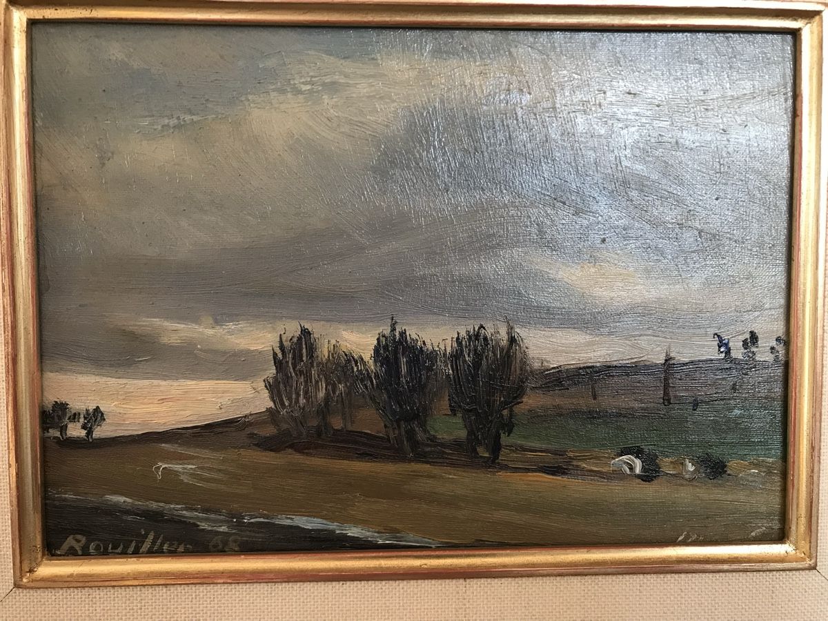 Dipinti: Armand Henri Rouiller paysage de compagne – Usato da Villeneuve VD venduto da sim_q5hp 3