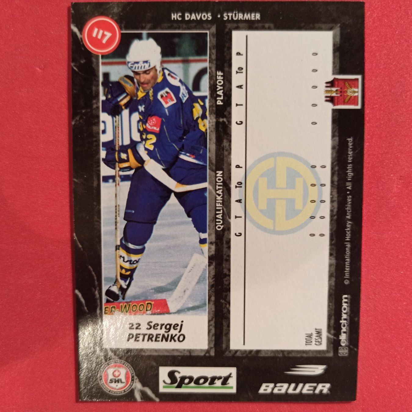 Carte collezionabili: Sergej Petrenko - HCD - 1996/97 – Usato da Dübendorf venduto da kb86_MOVIE 1