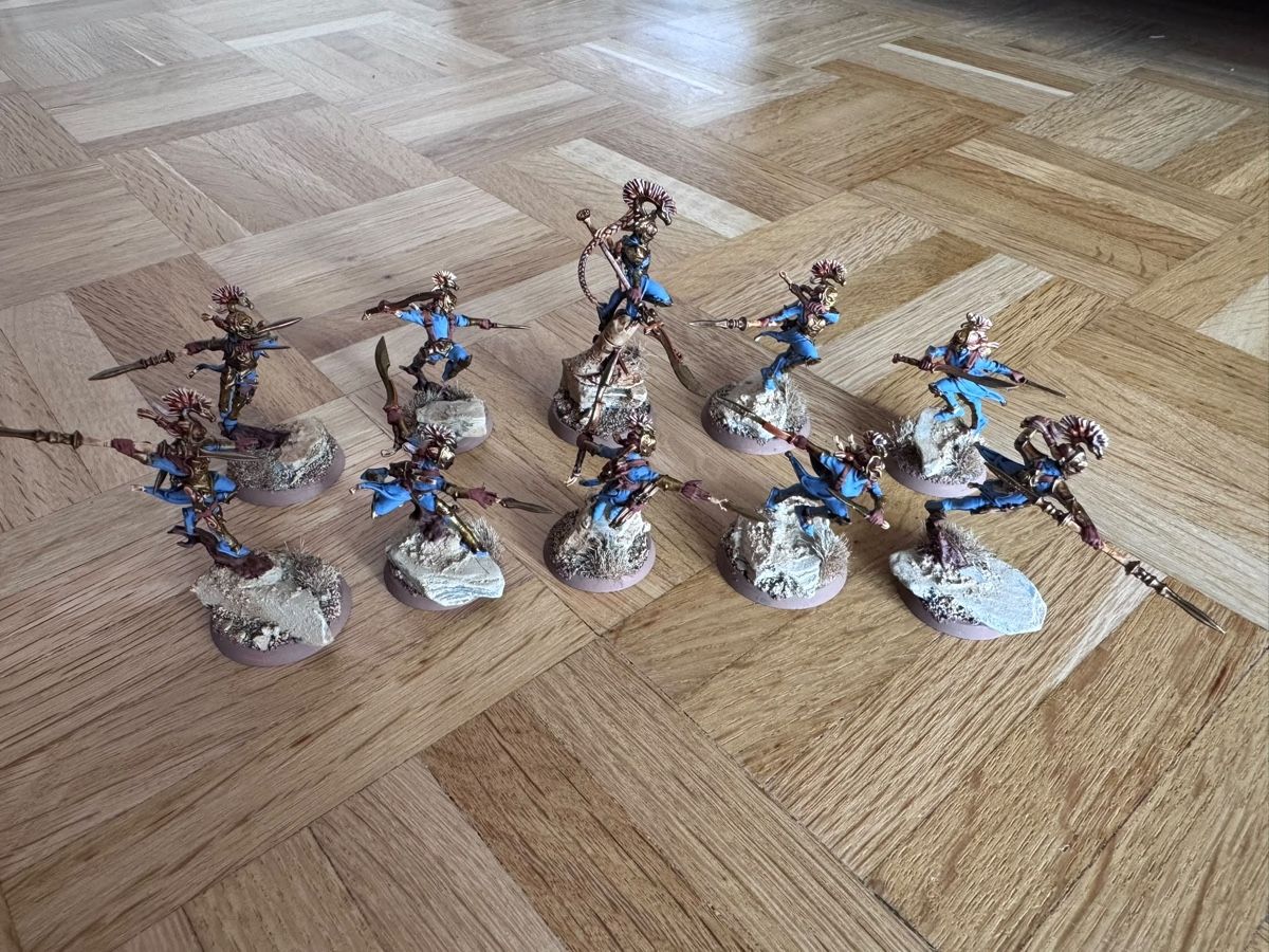 Kit di modellismo & Modellini statici: Warhammer Lumineth Krieger vollständig bemalt – Usato da St. Gallen venduto da SirCaledor