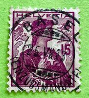 Nr.122 Brustbild der Helvetia  GESTEMPELT  