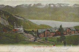 Rigi Kaltbad LU Vitznau das alte Kaltbad Hotel ca. 1910