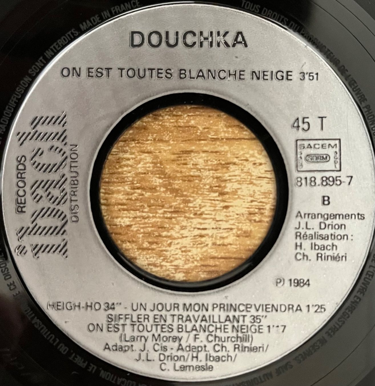 Dischi in vinile: DOUCHKA - MICKEY, DONALD ET MOI... – Usato da Bussigny venduto da vinyl-pas-cher 3