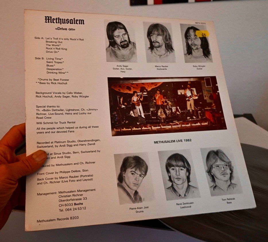 Dischi in vinile: CH prog LP 1979 private METHUSALEM drive on VG++ – Usato da Pfaffhausen venduto da mono_rec 1