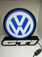Lightbox lumière led VW GTI RGB
