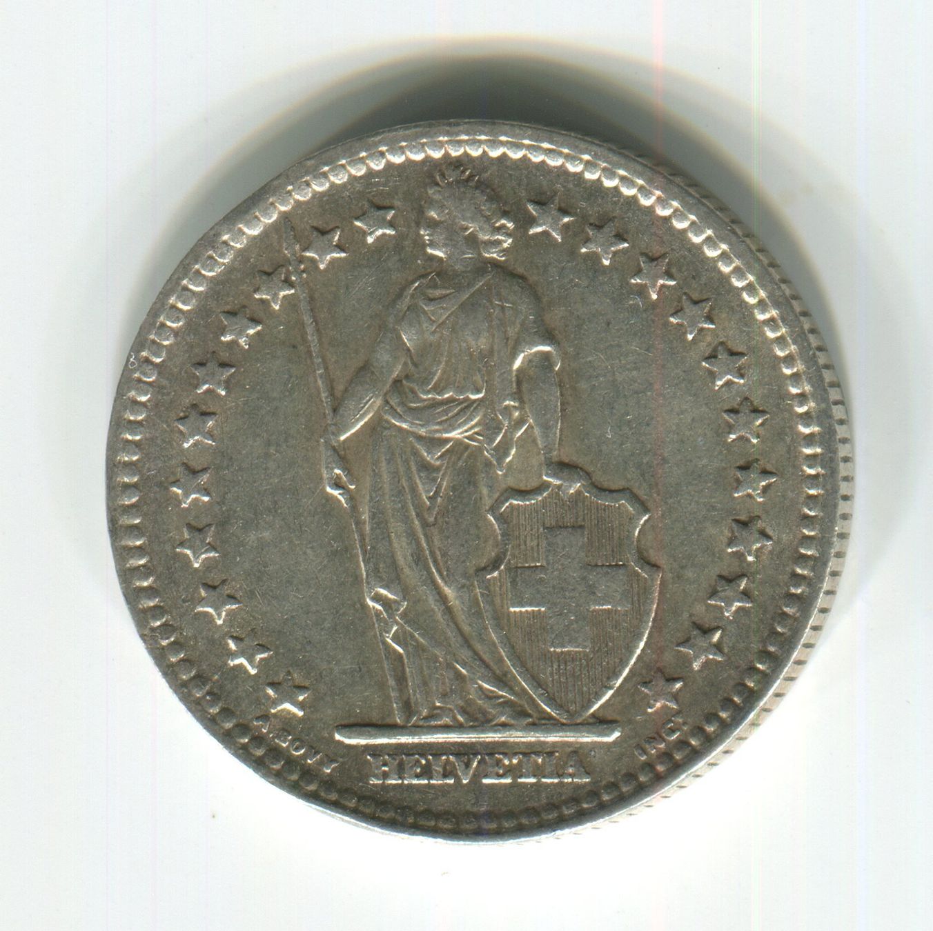Tutti le monete: 2 Fr. Silbermünze 1941 – Usato da Rebstein venduto da bet_22rg 1