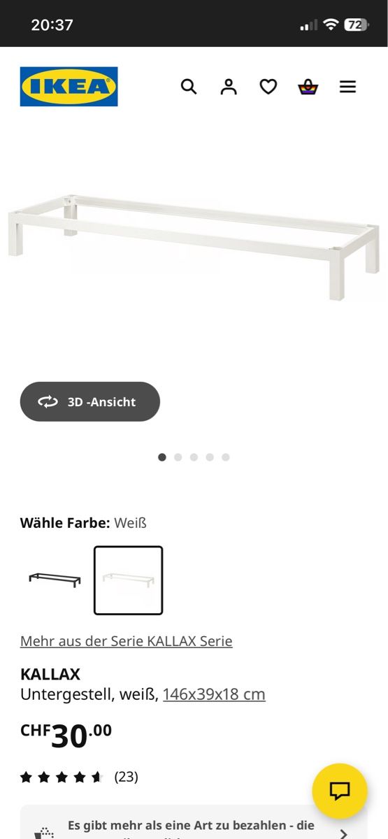 Ikea Scaffali: Kallax Untergestell Ikea – Nuovo (secondo la descrizione) da Rheinfelden venduto da one7one9