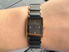 Rado Jubilé Damenuhr Keramik Goldfarben gebraucht