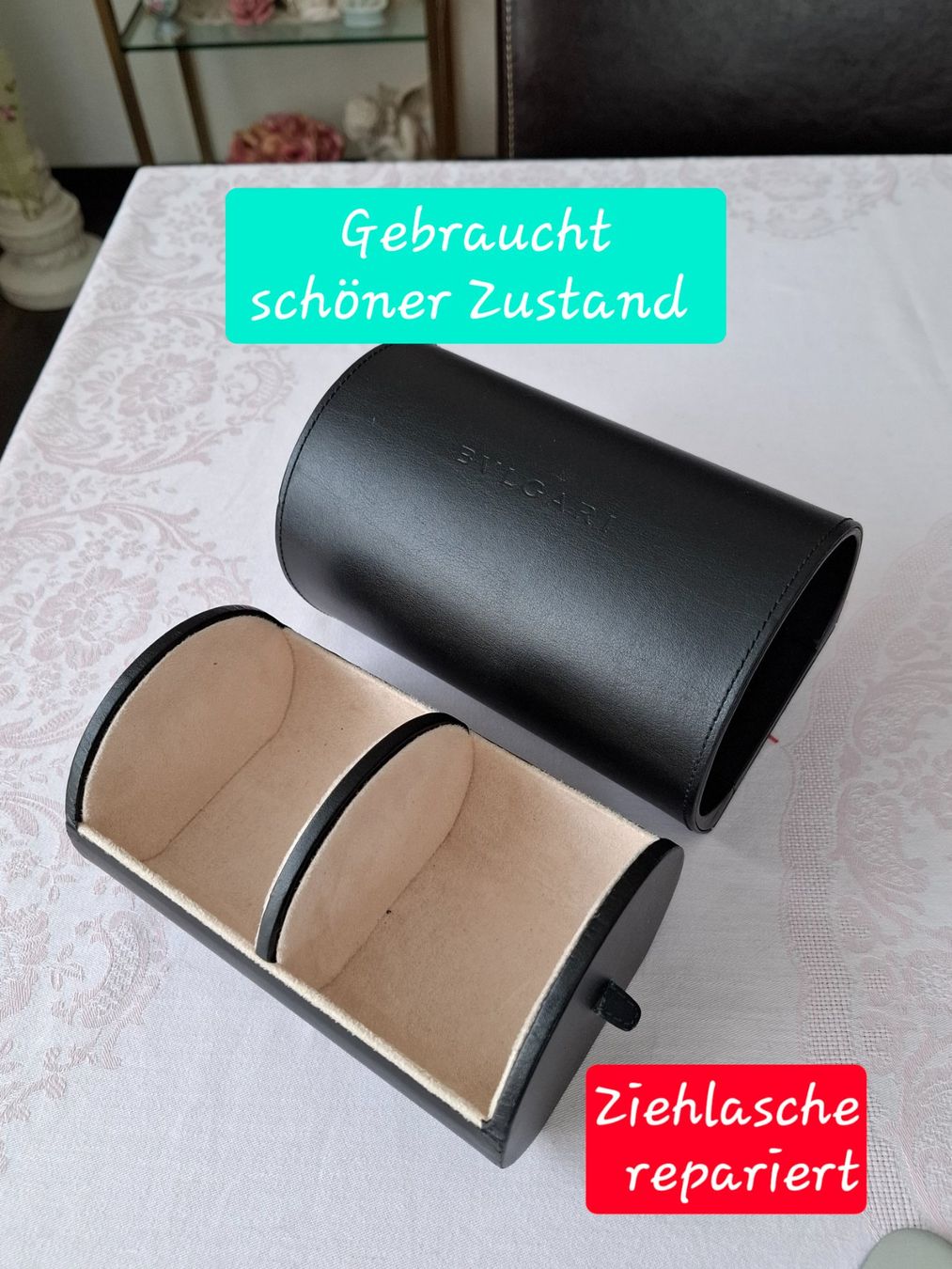 Scatole porta orologi: Chopard und Bulgari Uhren/Schmuck Box – Usato da Niedergösgen venduto da Johny10 6