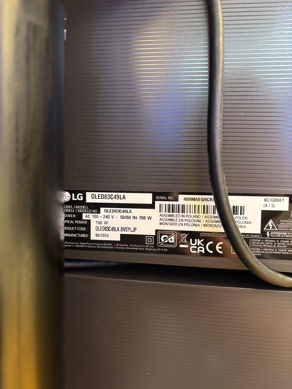 Bang & Olufsen Televisori: Beovision Harmony 83" Bang & Olufsen – Nuovo (secondo la descrizione) da Sion venduto da Bang-OlufsenSion 3