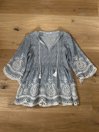 Blouse femme imprimé chevron taille S état neuf