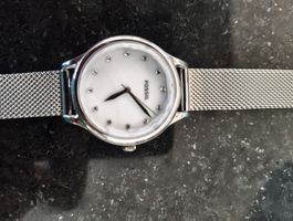 Fossil Damenuhr mit Mesh-Armband - nie getragen