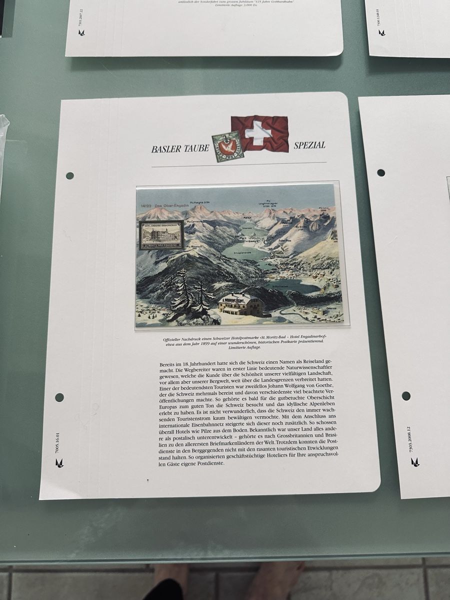 Tutti i francobolli: Sammlung Schweizer Briefmarken mit Ersttagsbriefen – Nuovo (secondo la descrizione) da Watt venduto da Beautiful 6