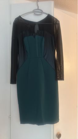 Elegantes, dunkelgrünes Kleid Grösse M, NEU!!