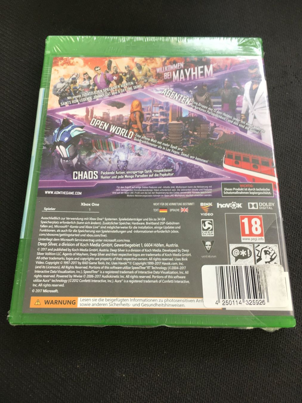 Microsoft Giochi: Agents Mayhem - Xbox One (Neu/Sealed) – Nuovo e nell'imballaggio originale da St.Gallen venduto da MedienJoe 1
