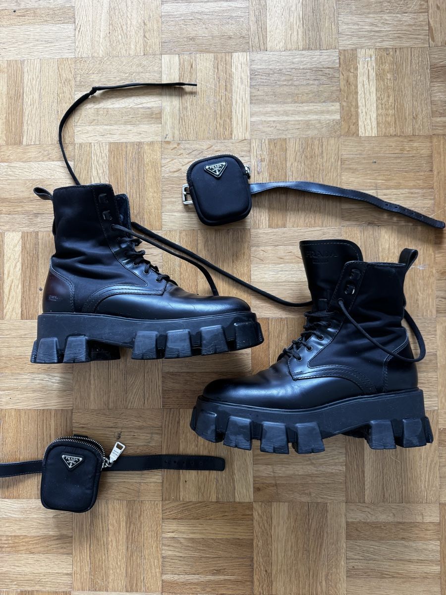 Prada Scarpe da uomo: Prada Monolith Boots 38.5 – Usato da Zürich venduto da forestF4iry 1